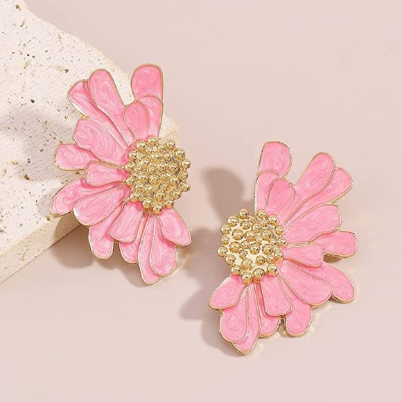 Anthropologie Jewelry - Magical Flower Statement Earrings
